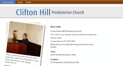Desktop Screenshot of cliftonhill.presbyterian.com.au