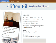 Tablet Screenshot of cliftonhill.presbyterian.com.au